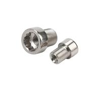 Acier au carbone M7 M8 M10 M12 M16 écrou à douille hexagonale couplage allonger épaissir capuchon rond Joint de colonne écrous à vis de Conversion cylindriques(M7X1.0X10X19(10PCS))