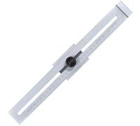Acier au Carbone Outils de Mesure, 0-300mm Plage de Mesure Jauge de Marquage, Règle de Ligne Coulissante, Trusquin de Traçage Métal pour Menuisier, Ingénieurs, Bricolage