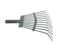 Acier au Carbone Râteau à Feuilles Robuste pour Jardinage | Outil de Jardin pour Pelouse et Haies, Usage Polyvalent, Nettoyage des Herbes, Entretien Paysager