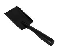 Acier au Manganèse Pelle à Charbon Poignée Ergonomique, Noire | Cendres de Cheminée et Terre, Usage Jardin Extérieur et Serrage, Transport Facile, Outil Pratique
