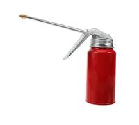 Acier Burette Huile Haute Pression 200ml pour Moteur et Chaîne | Injection Haute Pression, Usage DIY et Réparation, Rouge, Portable, pour Techniciens et Mécaniciens Couleur Aléatoire