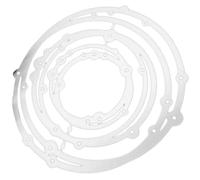 Acier Carbone Matrice de Découpe Guirlande pour Scrapbooking | Argenté, Motif Réutilisable, pour Cartes, Papier et Journal, Finition Lisse Polie