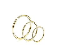 acier chirurgical nez goujon nez cerceaux 1.5-2.5Mm goujons 6Mm/8Mm/10Mm nez anneaux ensembleTraitement professionnel