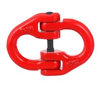 Acier Connecteur de Chaîne de Levage Goupille 5,4t | Maillon D’accouplement Rouge, Anti-chute et Réassemblable, pour Liaison de Chaîne de Sécurité
