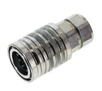 Acier Coupleur hydraulique DN 12.5 Embout G 1/2 pouce filetage femelle ISO 7241-1 A D 20.5mm