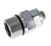 Acier Coupleur hydraulique DN 25 Manchon 18 mm L Anneau de compression ISO 8434-1 D M48 x 3