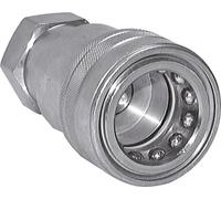 Acier Coupleur hydraulique DN 50 Embout G 2 pouces filetage femelle ISO 7241-1 B D 63.2mm