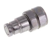Acier DN 10 Bouchon hydraulique à face plate G 1/2 pouce filetage femelle ISO 16028 D 19.7mm