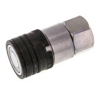 Acier DN 12.5 à face plate, embout hydraulique G 1/2 pouce, filetage femelle ISO 16028 CEJN D 24.5mm