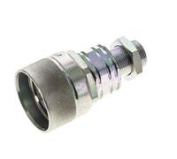 Acier DN 20 Coupleur hydraulique Bouchon 14 mm S Bague de compression Cloison ISO 14541/8434-1 D M42 x 2