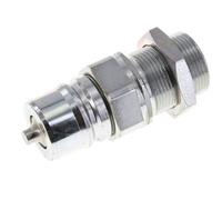 Acier DN 25 Coupleur hydraulique Bouchon 25 mm S Bague de compression Cloison ISO 7241-1 A/8434-1 D 34.3mm