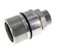 Acier DN 31.5 Coupleur hydraulique Manchon 30 mm S Bague de compression ISO 8434-1 D M70 x 3
