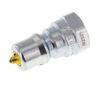 Acier DN 6.3 Coupleur hydraulique Bouchon G 1/4 pouce filetage femelle Eliminateur de pression ISO 7241-1 B D 14.2mm