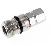 Acier DN 6.3 Coupleur hydraulique Embout G 1/4 pouce filetage femelle ISO 14541 D M24 x 2