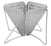 Acier en acier inoxydable portable de camping café gouttes à goutte rack pliant dripper poêle barbecue pique-nique extérieur