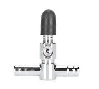 Acier en acier inoxydable Valve de commande Aquarium Flow Aquarium Accessoires (Ein Hut)