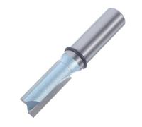 Acier Fraise à Rainurer Droite Double Flûte, 12,7 MM 1/2 Pouce | Coupe 1,18 Pouce, Queue 1/2 Pouce, Applications Polyvalentes, pour Créer des Sillons, Argenté