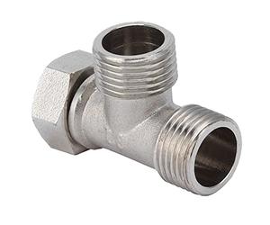 Acier inoxydable 1/2 G 3 voies Connecteur de tee-shirt flexible Diverter pour tuyau de soupape d'angle, bras de douche de bain et robinet de pulvérisateur de bidet de toilette