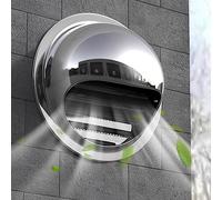 acier inoxydable 304 air évent couvercles,extérieur mur air sortie Chapeau de cheminée,gamme capuchon évacuation tuyau de cheminée Chapeau pare-pluie,coupe-vent protection chapeau End,pour Bathroom,
