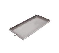 Acier Inoxydable 304 Bac Condensat Clim Mobile Avec Orifice de Drainage, Soudure Précise Sans Fuite Bac Vidange, pour Climatiseur Extérieur(50 * 100cm)