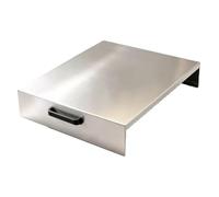 Acier Inoxydable 304 Cache Plaque de Cuisson Gaz Poignée Antis-brûlure | Résistant à La Rouille et à L’usure, Moulé D'un Seul Tenant, Charge Max 40kg, Double Usage Gaz et Induction(2mm-30x40x7)