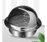 acier inoxydable 304 Chapeau de cheminée,rond Évent mural Grille,extérieur mur air sortie gamme capuchon évacuation tuyau de cheminée Chapeau pare-pluie,pour Windshield Bathroom Breathable protectio