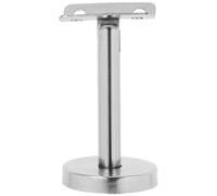 Acier Inoxydable 304 Support de Main Courante, Droit, Mural | Finition Argenté, Design Moderne Épuré, Support Fiable Anticorrosion, Composants de Pose et Matériel