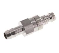 Acier inoxydable 316L DN 5 Air Coupling Plug 8 mm Hose Pillar Double Shut-Off