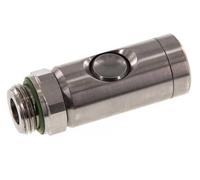Acier inoxydable 316L DN 7.4 Manchon de sécurité avec bouton-poussoir G 1/2 pouce mâle
