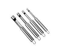 acier inoxydable-4 pièces/ensemble acier inoxydable cœur de fruits dattes rouges pomme poire cœur fruits