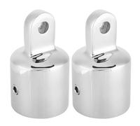 Acier inoxydable, accouplement à boulon à œil, 2 pièces, pour fixation de bimini top, diamètre intérieur 25mm - Connecteur idéal pour bateaux , 1"
