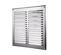 Acier Inoxydable Air Vent Grille 295mm x 295mm Conduit Ventilation Housse