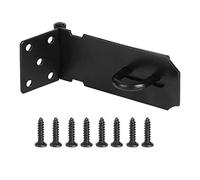 Acier inoxydable Anti-Voleur Premium Serrure De Porte Hasp Cadenas Fermoir De Porte Loquet De Sécurité À Domicile Fenêtre Matériel Accessoires Noir Finition Verrou De Verrouillage