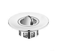 Acier Inoxydable Baignoire Fermeture Silicone Acier Inoxydable Baignoire | Design plat, empêche les flaques d'eau, facile à nettoyer, acier inoxydable, pour les drains standard