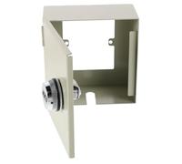 Acier Inoxydable Boîte de Prise Électrique Verrouillable Beige | Protection Renforcée des Prises Murales, Verrou Rotatif à Code, Usage Extérieur et Bureaux