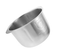 Acier Inoxydable Bol Résistant à Chaleur Mélangeur 5l | Accessoire Compatible Mini Chopper et Blender, Nettoyage Rapide, Design Élégant Argenté