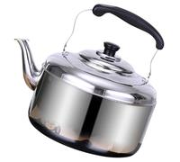 Acier Inoxydable Bouilloire Sifflante pour Cuisinière 4 L | Alerte Sonore à Ébullition, Poignée Anti-brûlure, Adaptée aux Foyers Gaz et Préparation Quotidienne des Boissons