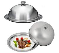 Acier inoxydable brossé Cloche, Acier inoxydable, 26 x 13 xm