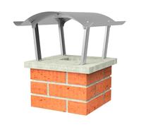 Acier inoxydable chapeau de cheminée couvercle de pluie hotte de cheminée couvercle de cheminée TOUTES LES TAILLES 500 x 500 mm