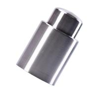 Acier inoxydable conservateur de vin de type presse bouchon de vin élégant bouteille bouchon pour les amateurs de boissons bouchon