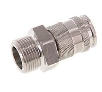 Acier inoxydable Coupleur d'air DN 10 Manchon G 3/4 pouce mâle
