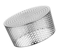 Acier Inoxydable Couvercle de Drain de Plancher, 180 MM Dôme Rond | Grille Respirante à Charnière, Pose sans Outil, pour Drains Extérieurs, Jardins, Allées et Sous-sols