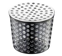 Acier Inoxydable Crépine de Gouttière, Maille Fine 75-83 MM | Drainage Fluide, Structure Perforée Intégrée, Argenté, pour Balcon, Pluie et Maintenance