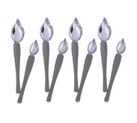 Acier Inoxydable Cuillère de Décoration 10 Pièces | Pointe Effilée, Versement sans Éclaboussures, pour Assiettes, Nappage de Salade, Art du Café
