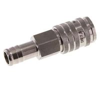 Acier inoxydable DN 7.8 Raccord d'air Douille 13 mm Colonne de tuyau Double obturation