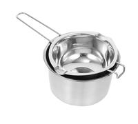 Acier inoxydable double bain-marie cire chocolat fondant pot fromage bonbons beurre eau bouillante poignée ergonomique chaleur