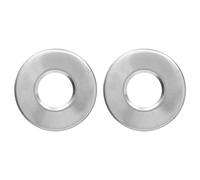 Acier inoxydable echelle piscine hors sol plaque de couverture d'écusson d'échelle de piscine pour remplacement de main courante de piscine de tuyau d'échelle de 1,7 pouces 2 pièces
