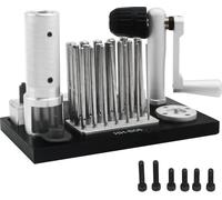 Acier inoxydable fabricant d'anneaux de saut, 20 tailles de broches, construction durable, UN SET