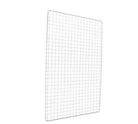 Acier Inoxydable Grille Barbecue Carrée 44x26x1cm | Maille Soudée à Carrés, Surface Polie et Bords Lisses, pour Cuisson au Four et Petits Aliments