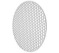 Acier Inoxydable Grille de Barbecue Ronde pour Cuisson et Grillade | Maille Métallique Argentée, pour Burgers et Pommes de Terre, Usage Intérieur ou Extérieur, Drainage